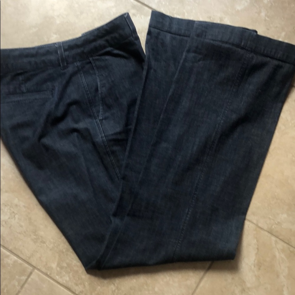 Business casual blue jean pants